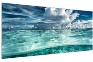 Tablou - privire sub nivelul mării (120x50 cm)