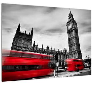 Tablou pe sticlă - Houses of Parliament din Londra (70x50 cm)