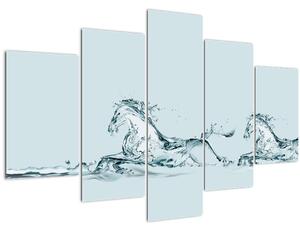 Tablou - Cai din picături de apă (150x105 cm)