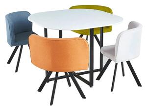 Set masa cu scaune de bucatarie BEVIS NEW, multicolor