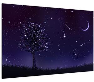 Tablou - Noaptea în ilustrație (90x60 cm)