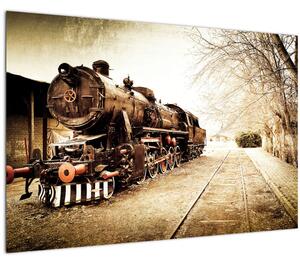 Tablou - Locomotiva istorică (90x60 cm)