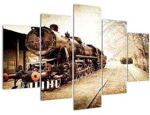 Tablou - Locomotiva istorică (150x105 cm)
