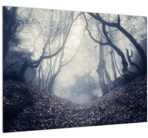 Tablou - Pădurea în ceață (70x50 cm)