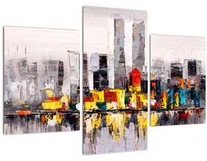 Tablou -Pictura orașului (90x60 cm)