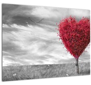 Tablou -Inima din coroanele copacilor (70x50 cm)