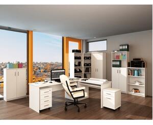 Masă de birou (cu două părți) Hansa 2 NEW 08 (alb). 1028695
