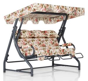 Balansoar cu 3 locuri Salvia 5 Multicolor 200x165x110 cm