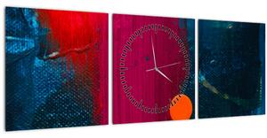 Tabloul culorii (cu ceas) (90x30 cm)