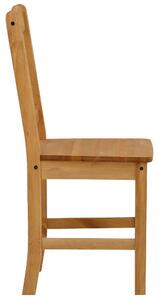 Set 2 scaune Liny natur 44/48/90 cm