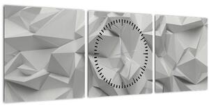 Tablou cu abstracție (cu ceas) (90x30 cm)