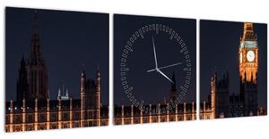 Tablou cu Big Ben din Londra (cu ceas) (90x30 cm)