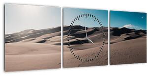 Tablou - Din deșert (cu ceas) (90x30 cm)