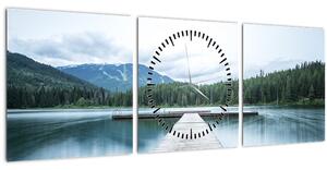 Tablou - O privire din pod (cu ceas) (90x30 cm)