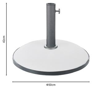 Baza pentru umbrela, Model , ciment, D50 cm