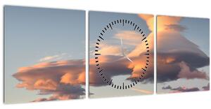Tablou - Cerul magic (cu ceas) (90x30 cm)