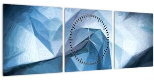 Tablou cu abstracție (cu ceas) (90x30 cm)