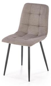 Scaun K560, gri/negru, stofa clasica/metal, 45x53x88 cm