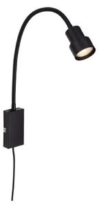 Lampă LED tactilă de perete TUSI 1xGU10/5W/230V negru Briloner 2085-015