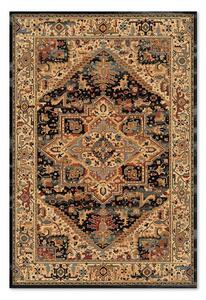 Covor din lana Antique 2886-1-53511, Negru/Bej/Caramiziu, design Oriental