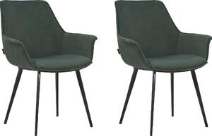 Set 2 scaune Bente verde 43/44/49 cm