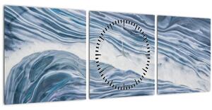 Tablou abstracției (cu ceas) (90x30 cm)
