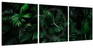 Tablou - Păpădii tropicale (cu ceas) (90x30 cm)