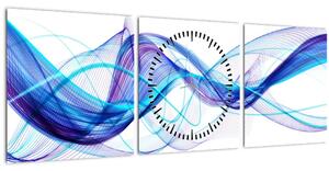 Tablou abstracției (cu ceas) (90x30 cm)
