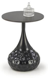 Masuta VERDE, negru, ceramica/metal, 40x40x52 cm