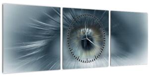 Tablou - Privirea ochiului (cu ceas) (90x30 cm)