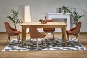 Masa extensibila EDMONDO, stejar, PAL laminat/furnir, 160/240x90x75 cm