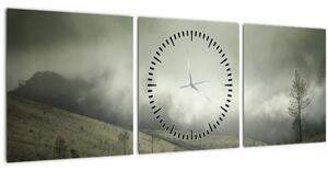 Tablou - Peisaj înainte de furtună (cu ceas) (90x30 cm)
