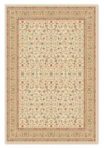 Covor din lana Colectia Premium 2776-1-53333, Bej/Rosu, design Clasic