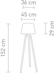 Lampadar Triolo crom 45/152 cm