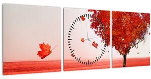 Tablou - Copacul iubirii (cu ceas) (90x30 cm)