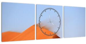 Tablou - Deșert nisipos (cu ceas) (90x30 cm)