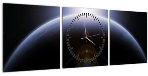 Tablou - Corp cosmic (cu ceas) (90x30 cm)