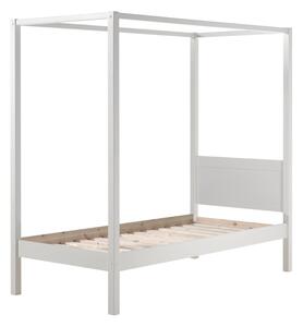 PINO PAT CU BALDACHIN 90 X 200 CM ALB