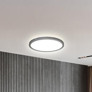 B.K. Licht Panou LED Slim telecomandă RGBW, Ø 29 cm, negru, iluminare din spate, reglabil, Negru, Studiu / Birou, Plastic