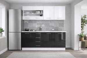Bucatarie din Mdf Lucios Antonia 1.8 m