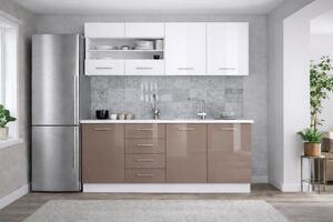 Bucatarie din Mdf Lucios Antonia 1.8 m