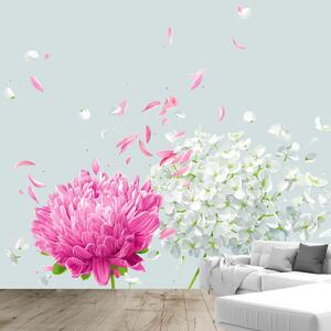 Fototapet - Floare în vânt (147x102 cm)