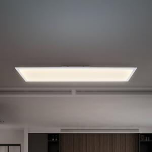 B.K. Licht Panou LED Brian CCT, alb, 100 x 25 cm, telecomandă, reglabil, Alb, Studiu / Birou, Metal