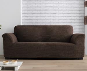 Husă pentru canapea cu două locuri Milos maro 130-180 cm