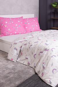 Lenjerie de pat Unicorn pentru copii multicolor 140x200 cm