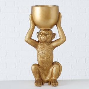 Ghiveci auriu Monkey 30/23/57 cm