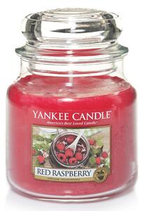 Yankee Candle lumanare Red Raspberry, medie rosu