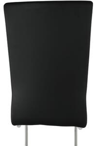 Scaun de sufragerie Nacton (negru + alb). 808088