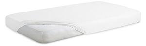 Cearșaf de pat impermeabil, alb 60x120 cm