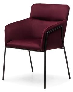 Fotoliu design bordo HELSINKI VELVET Magic Velvet 2229